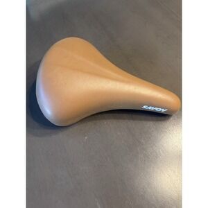 Savoy Vintage Style Brown Vegan Leather Bicycle Saddle Seat